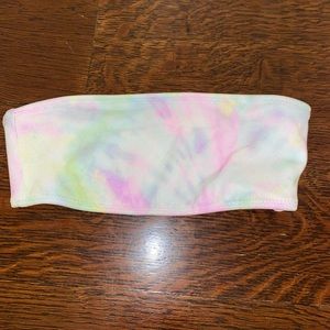 Pacsun kendall and kylie tie-dye bikini top